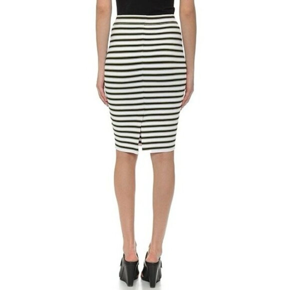 A.L.C. Marilyn Knit Stripe Pull on Skirt - Picture 3 of 7